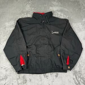 VTG Norman Todd Coca-Cola streetwear black bomber jacket lined mens XL